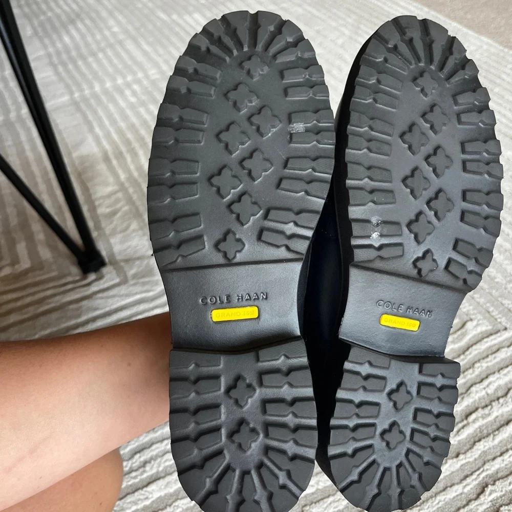 Cole Haan Giana Buckle Loafers in Black